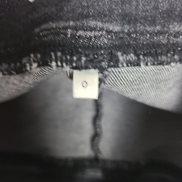 Frame Jetset Crop Mini Boot Sheen Noir Black Stretch High Rise Bootcut‎ 0 - Picture 4 of 11